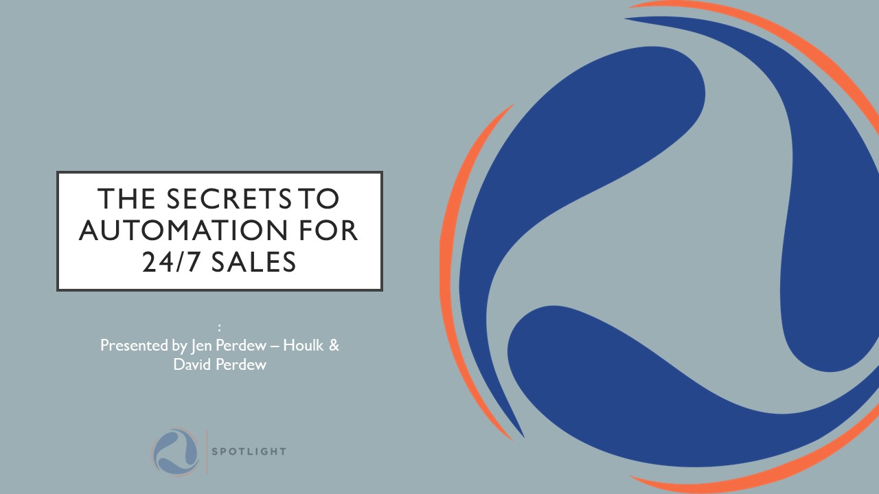Spotlight-09 -The Secrets to Automation for 247 Sales