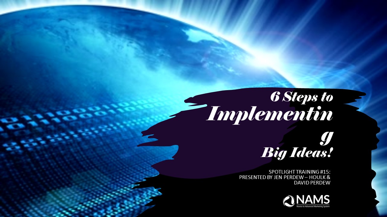 spotlight-15 - 6steps to implementing big ideas